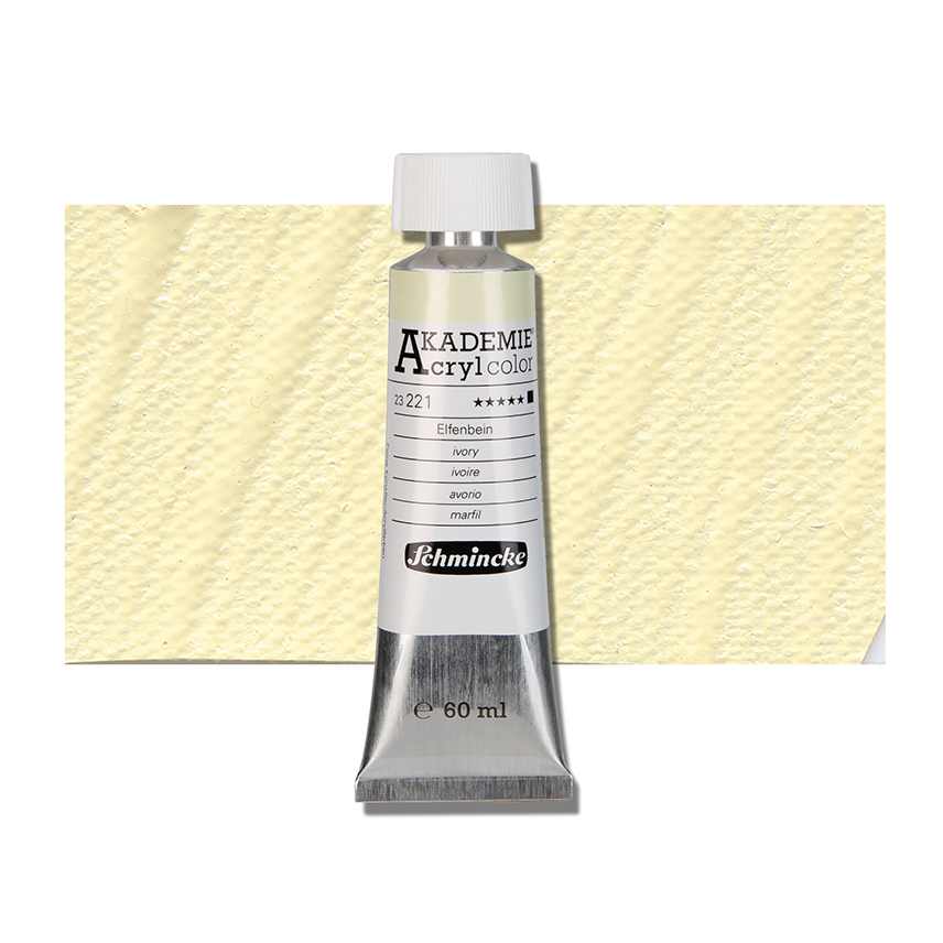 SCHMINCKE  AKADEMIE ACRYLIC COLOUR  60ML ivory