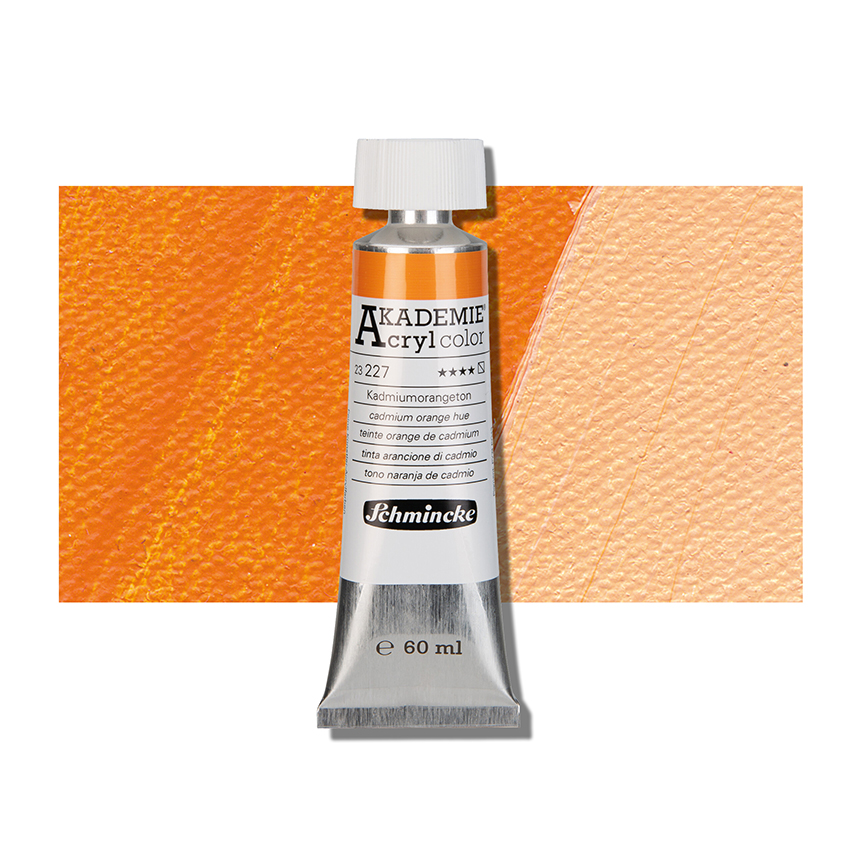 SCHMINCKE  AKADEMIE ACRYLIC COLOUR  60ML cadmium orange hue