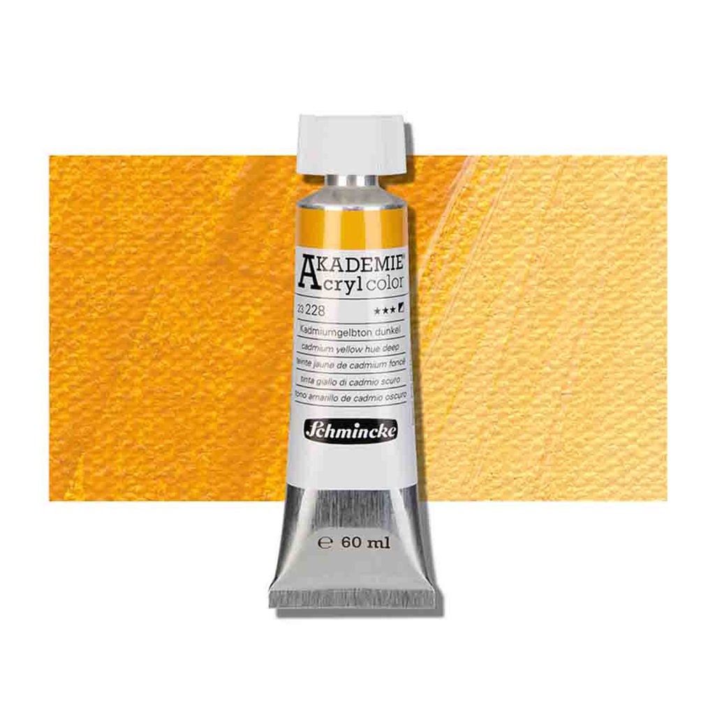 SCHMINCKE  AKADEMIE ACRYLIC COLOUR  60ML cadmium yellow hue