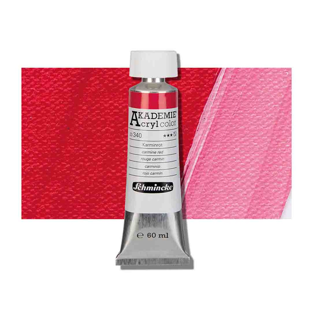 SCHMINCKE  AKADEMIE ACRYLIC COLOUR  60ML carmine red 