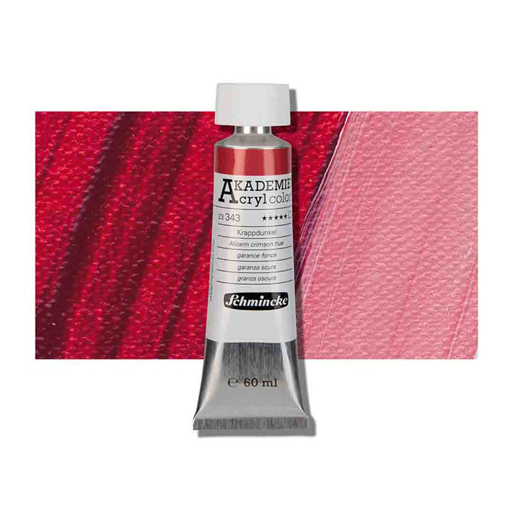 SCHMINCKE  AKADEMIE ACRYLIC COLOUR  60ML Alizarin crimson