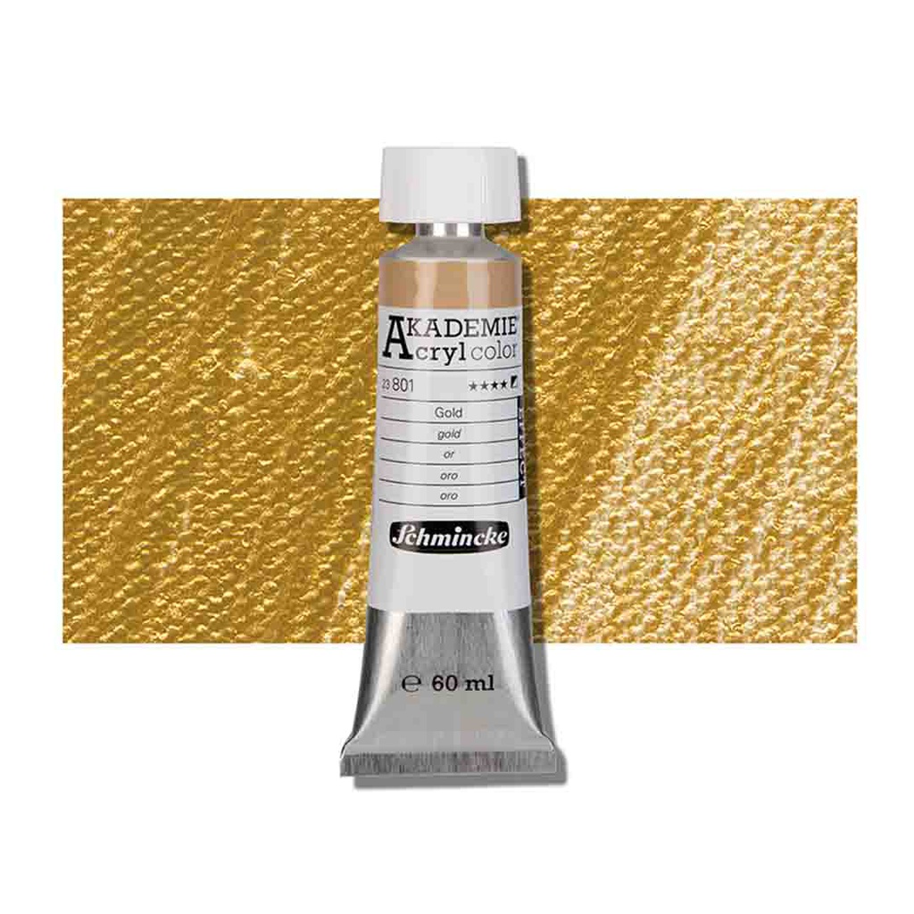 SCHMINCKE  AKADEMIE ACRYLIC COLOUR  60ML gold