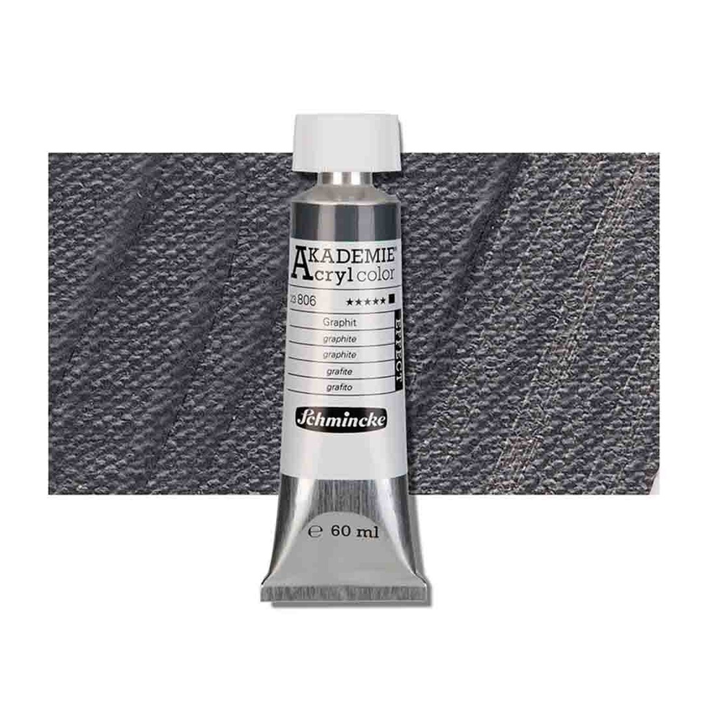 SCHMINCKE  AKADEMIE ACRYLIC COLOUR  60ML graphite