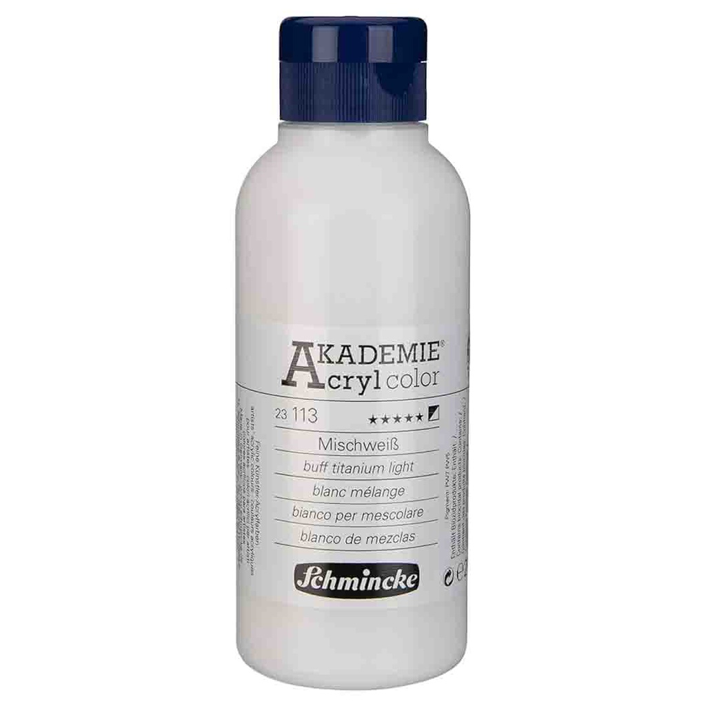 SCHMINCKE  AKADEMIE ACRYLIC COLOUR  250ML buff titanium light