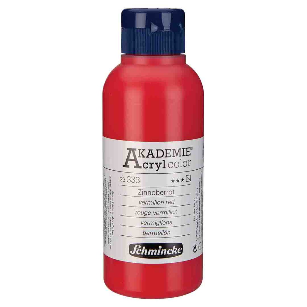 SCHMINCKE  AKADEMIE ACRYLIC COLOUR  250ML vermilion red