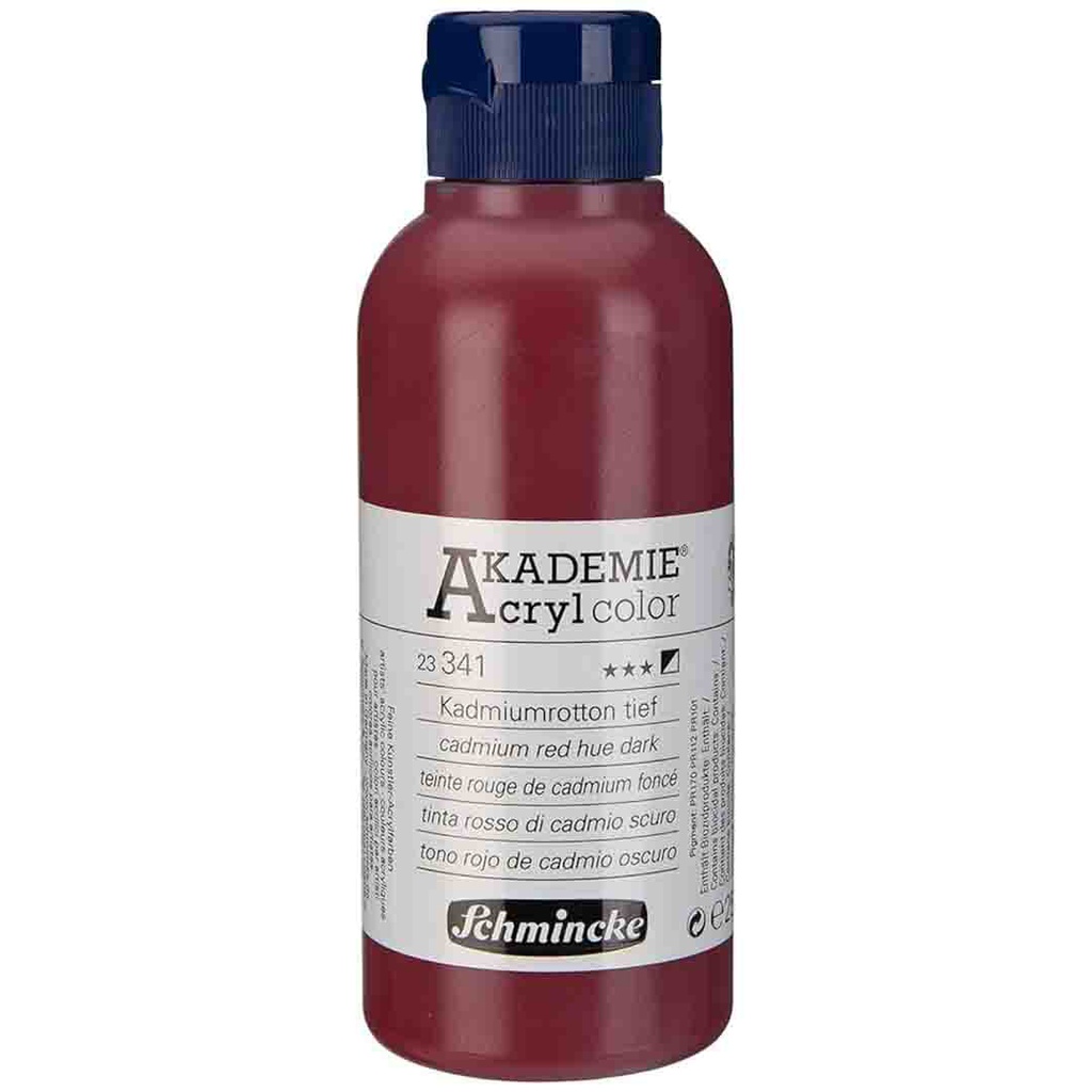 SCHMINCKE  AKADEMIE ACRYLIC COLOUR  250ML cadmium red hue