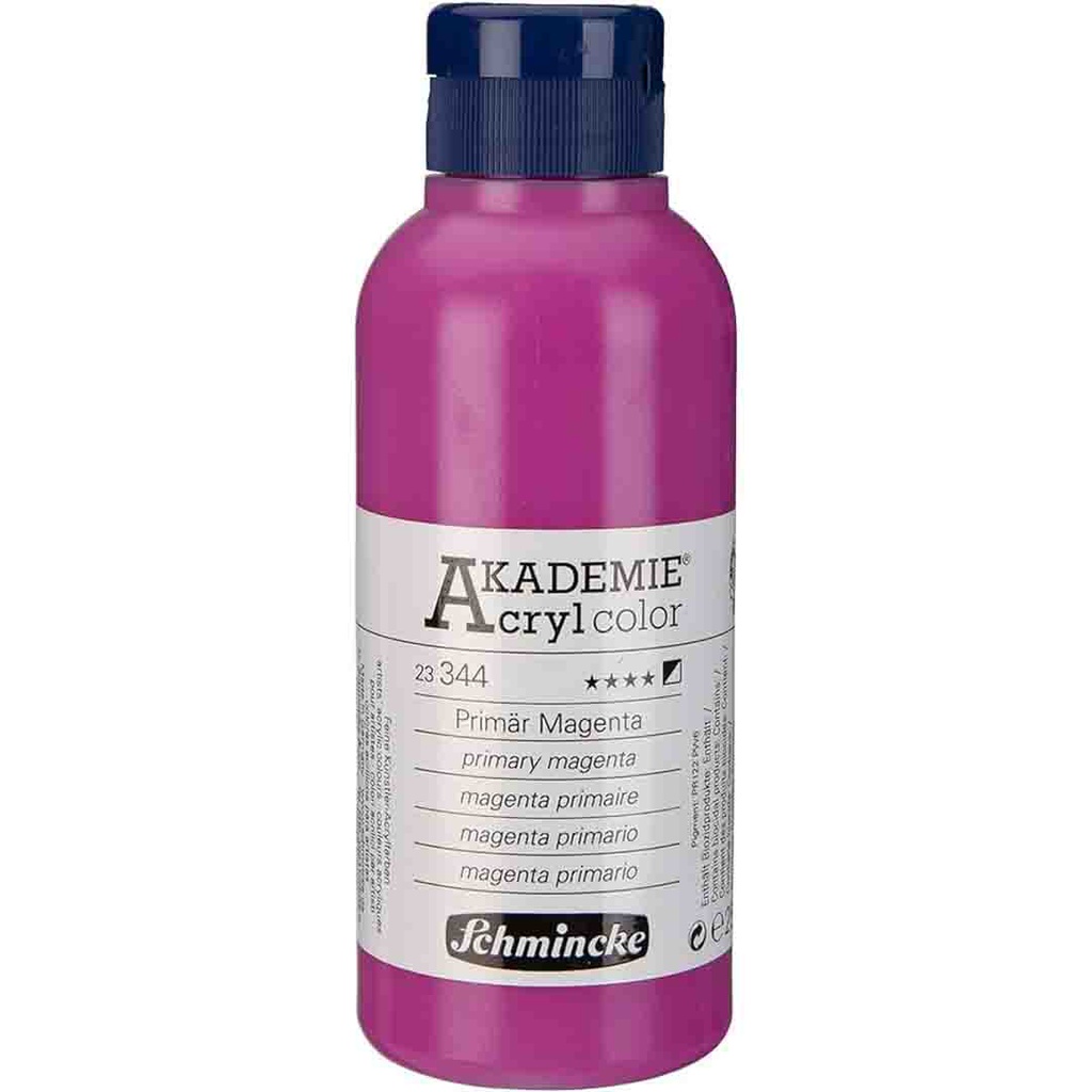 SCHMINCKE  AKADEMIE ACRYLIC COLOUR  250ML primary magenta