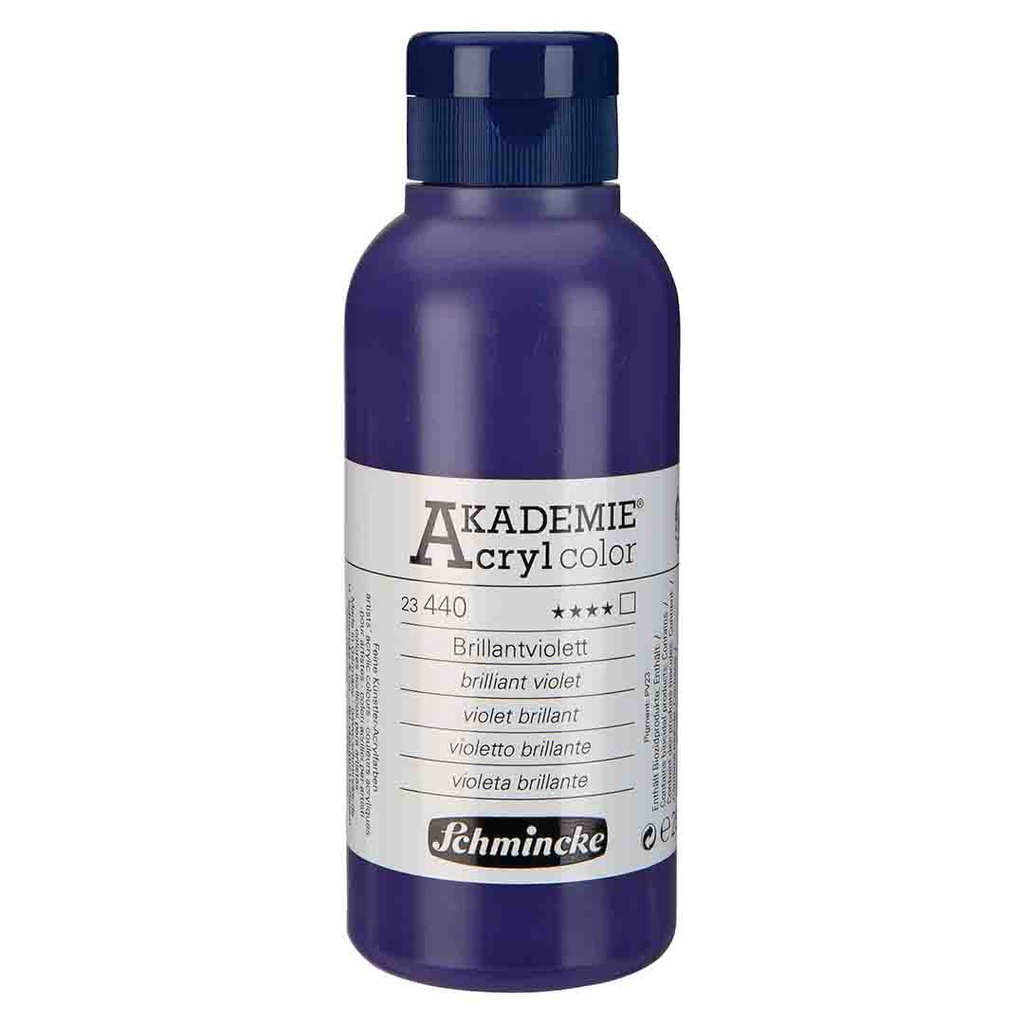 SCHMINCKE  AKADEMIE ACRYLIC COLOUR  250ML brilliant violet