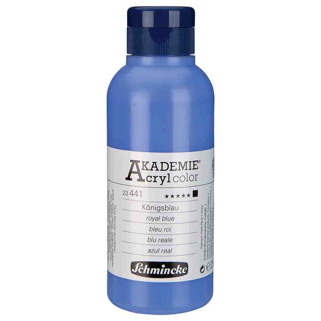 SCHMINCKE  AKADEMIE ACRYLIC COLOUR  250ML royal blue