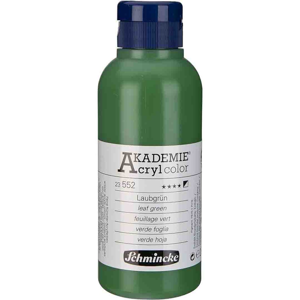 SCHMINCKE  AKADEMIE ACRYLIC COLOUR  250ML leaf green