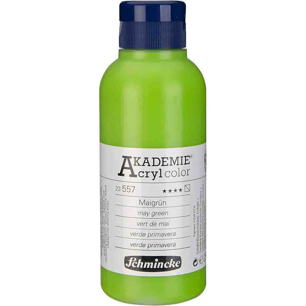 SCHMINCKE  AKADEMIE ACRYLIC COLOUR  250ML may green