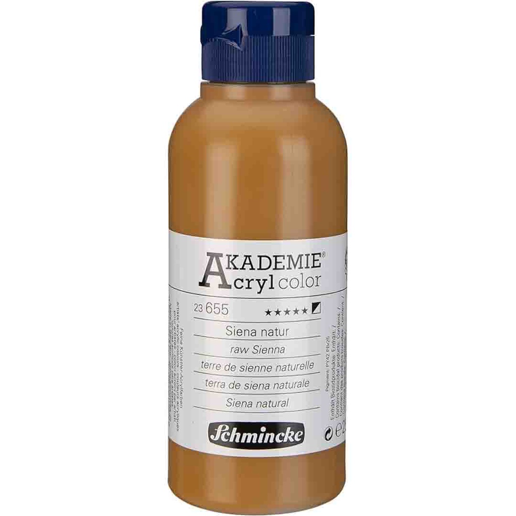 SCHMINCKE  AKADEMIE ACRYLIC COLOUR  250ML raw Sienna