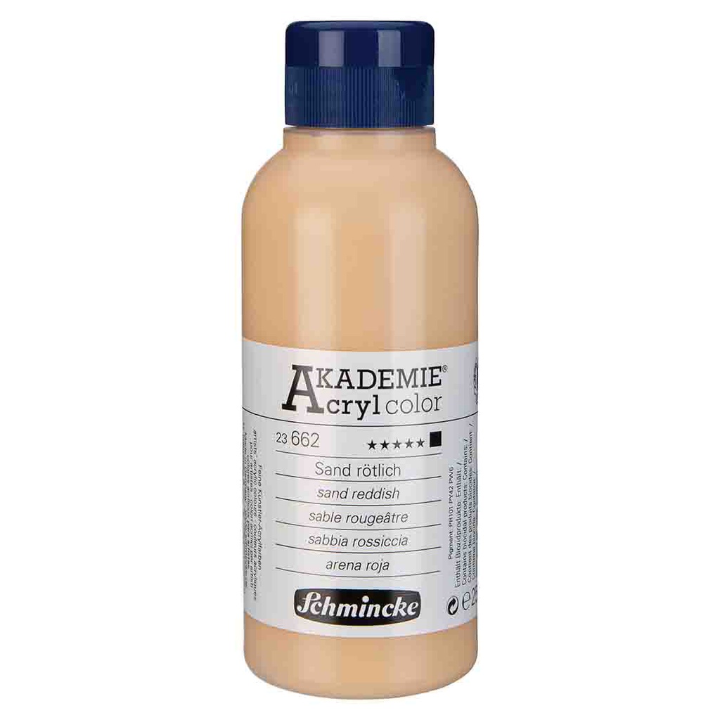 SCHMINCKE  AKADEMIE ACRYLIC COLOUR  250ML sand reddish