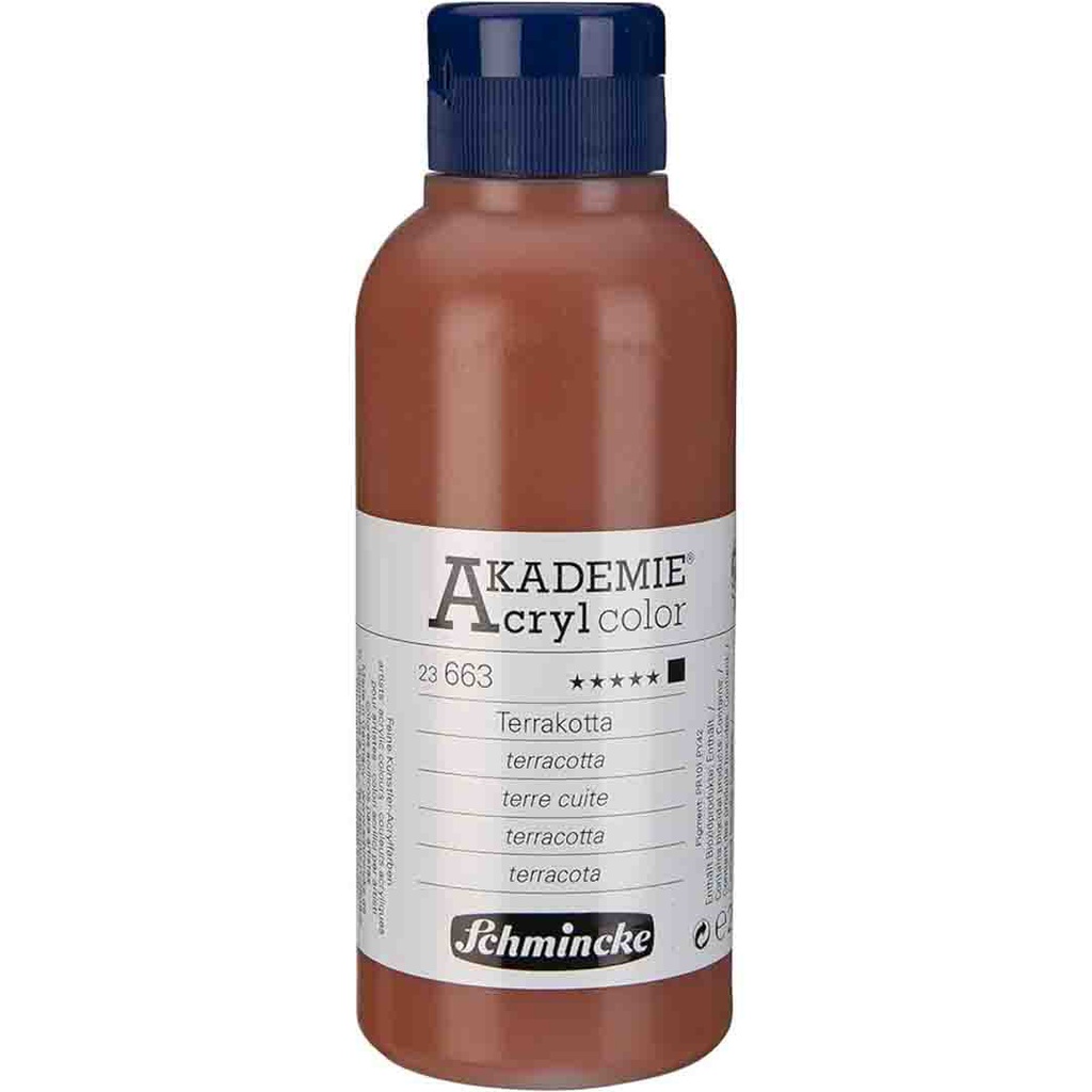 SCHMINCKE  AKADEMIE ACRYLIC COLOUR  250ML terracotta