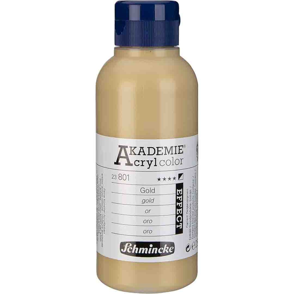 SCHMINCKE  AKADEMIE ACRYLIC COLOUR  250ML gold