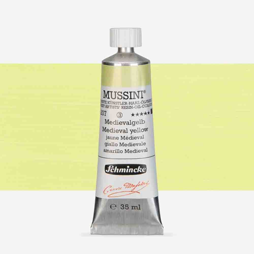 SCHMINCKE  MUSSINI 35ML OIL COLOUR  Medieval Yellow