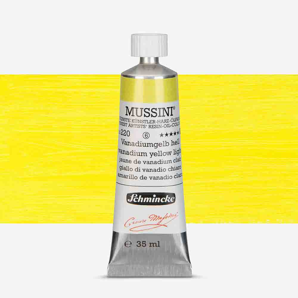 SCHMINCKE  MUSSINI 35ML OIL COLOUR  vanadium yellow