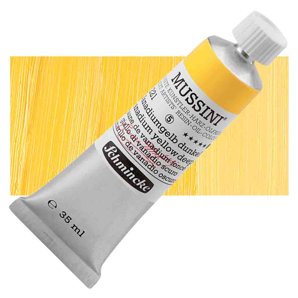 SCHMINCKE  MUSSINI 35ML OIL COLOUR  vanadium yellow