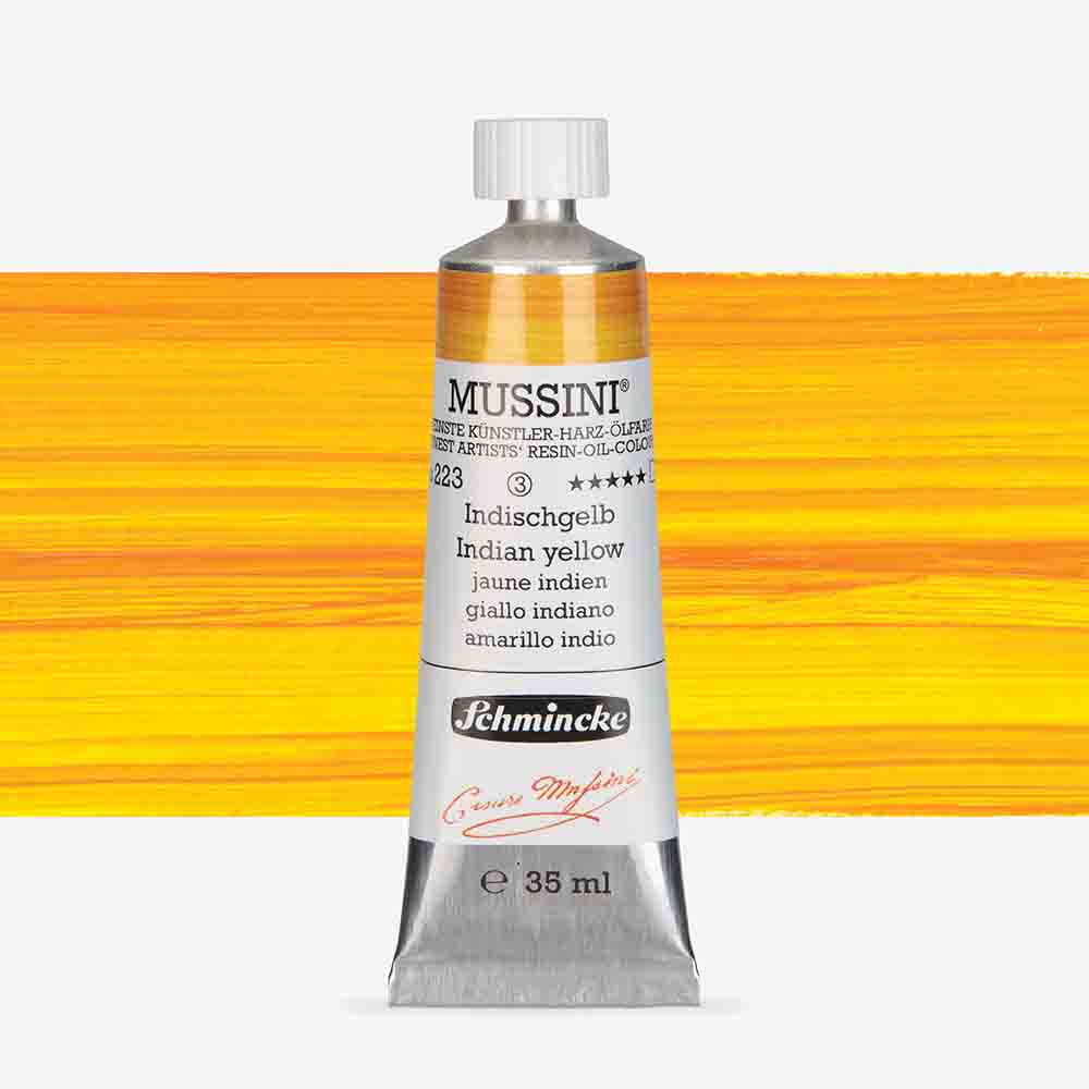 SCHMINCKE  MUSSINI 35ML OIL COLOUR  Indian yellow