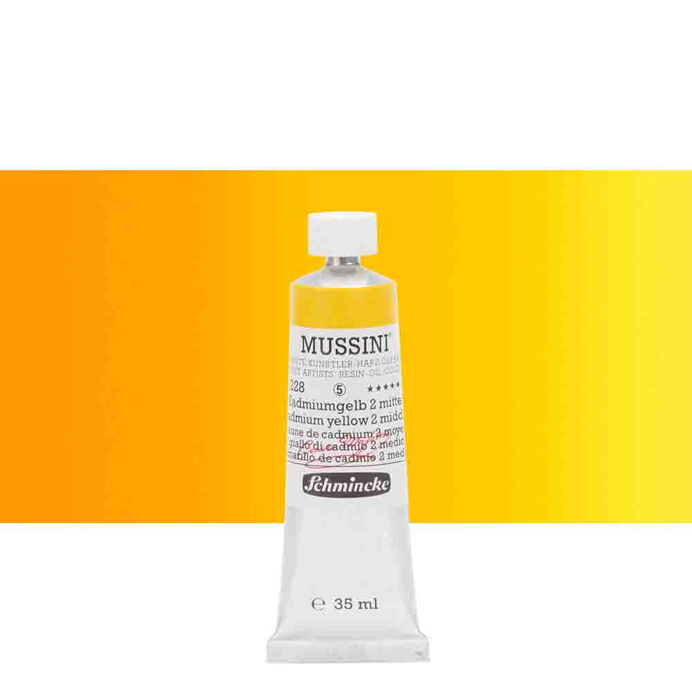 SCHMINCKE  MUSSINI 35ML OIL COLOUR  cadmium yellow