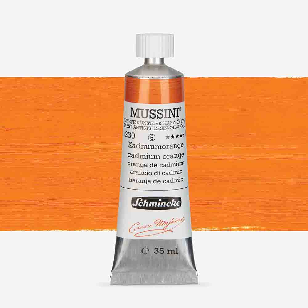 SCHMINCKE  MUSSINI 35ML OIL COLOUR  cadmium orange