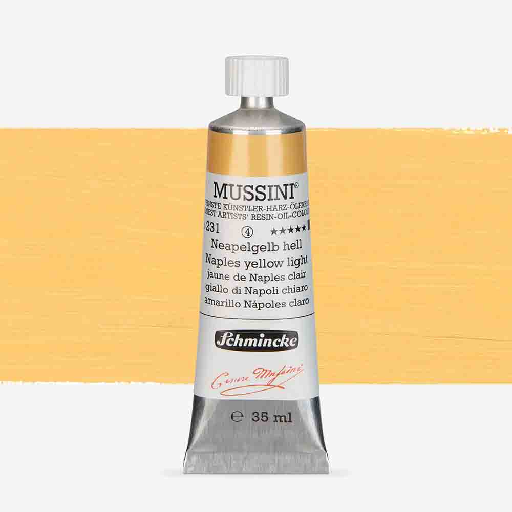 SCHMINCKE  MUSSINI 35ML OIL COLOUR  Naples yellow light 