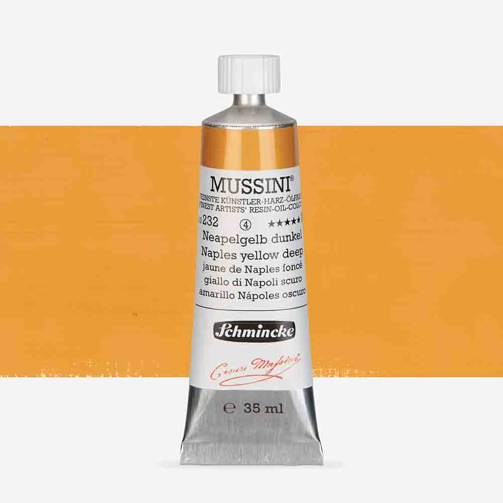 SCHMINCKE  MUSSINI 35ML OIL COLOUR  Naples yellow deep 