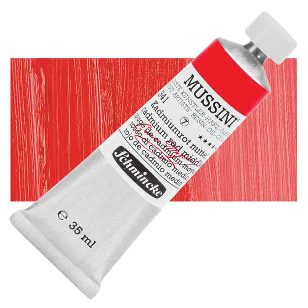 SCHMINCKE  MUSSINI 35ML OIL COLOUR  cadmium red medium 