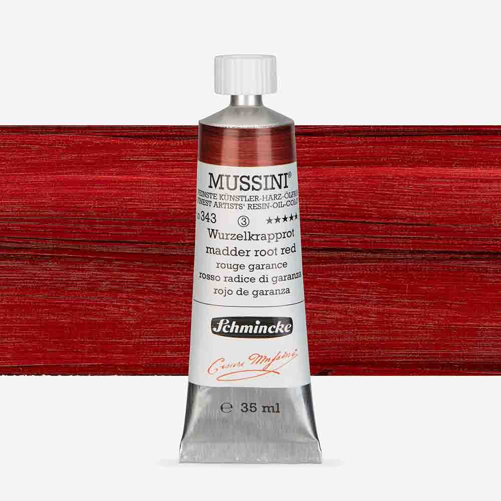 SCHMINCKE  MUSSINI 35ML OIL COLOUR  madder root red