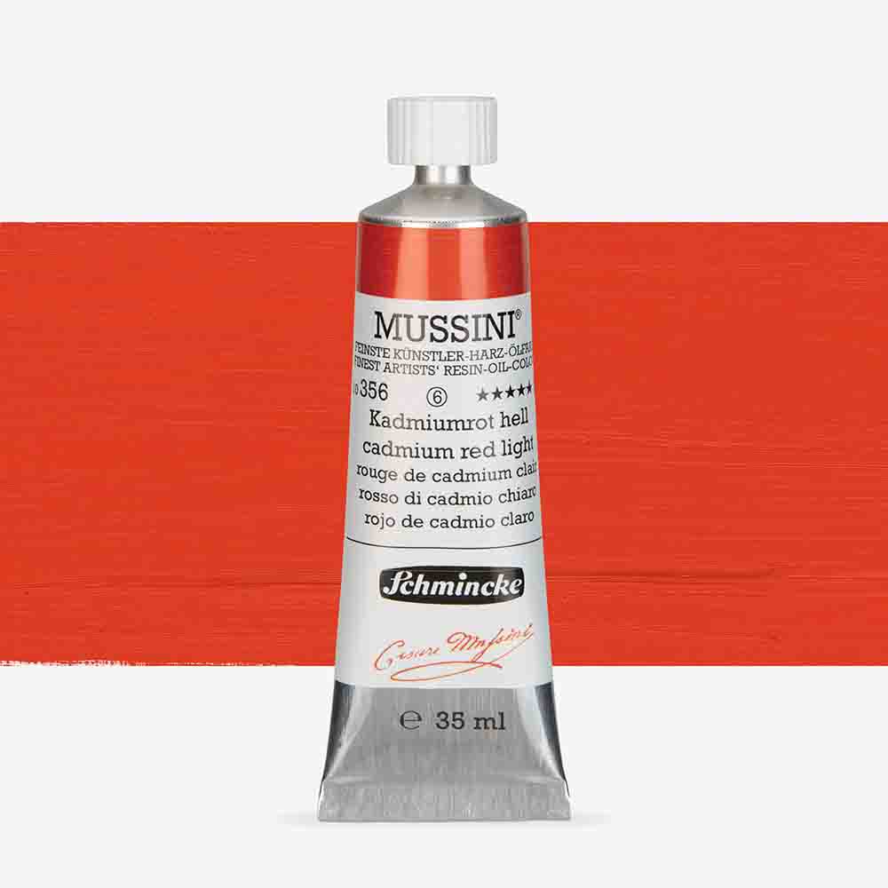 SCHMINCKE  MUSSINI 35ML OIL COLOUR  cadmium red light