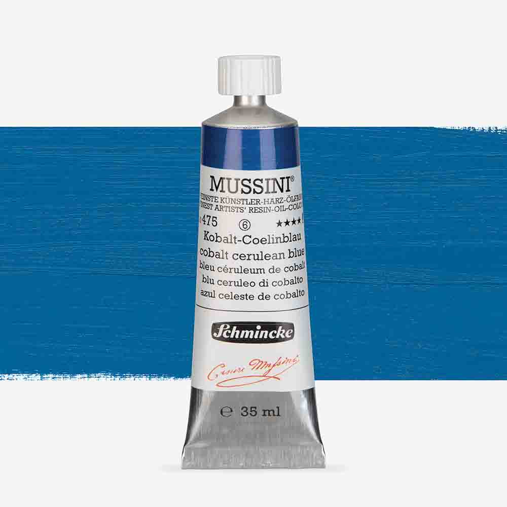 SCHMINCKE  MUSSINI 35ML OIL COLOUR  cobalt cerulean