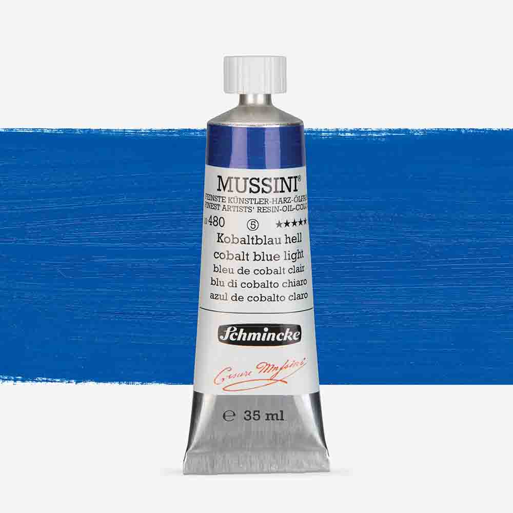 SCHMINCKE  MUSSINI 35ML OIL COLOUR  cobalt blue light