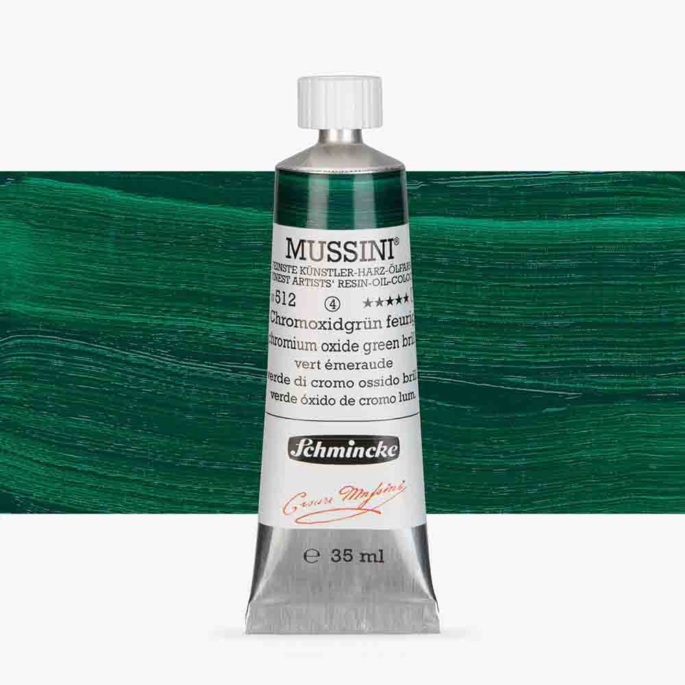 SCHMINCKE  MUSSINI 35ML OIL COLOUR  chromium oxide green brilliant