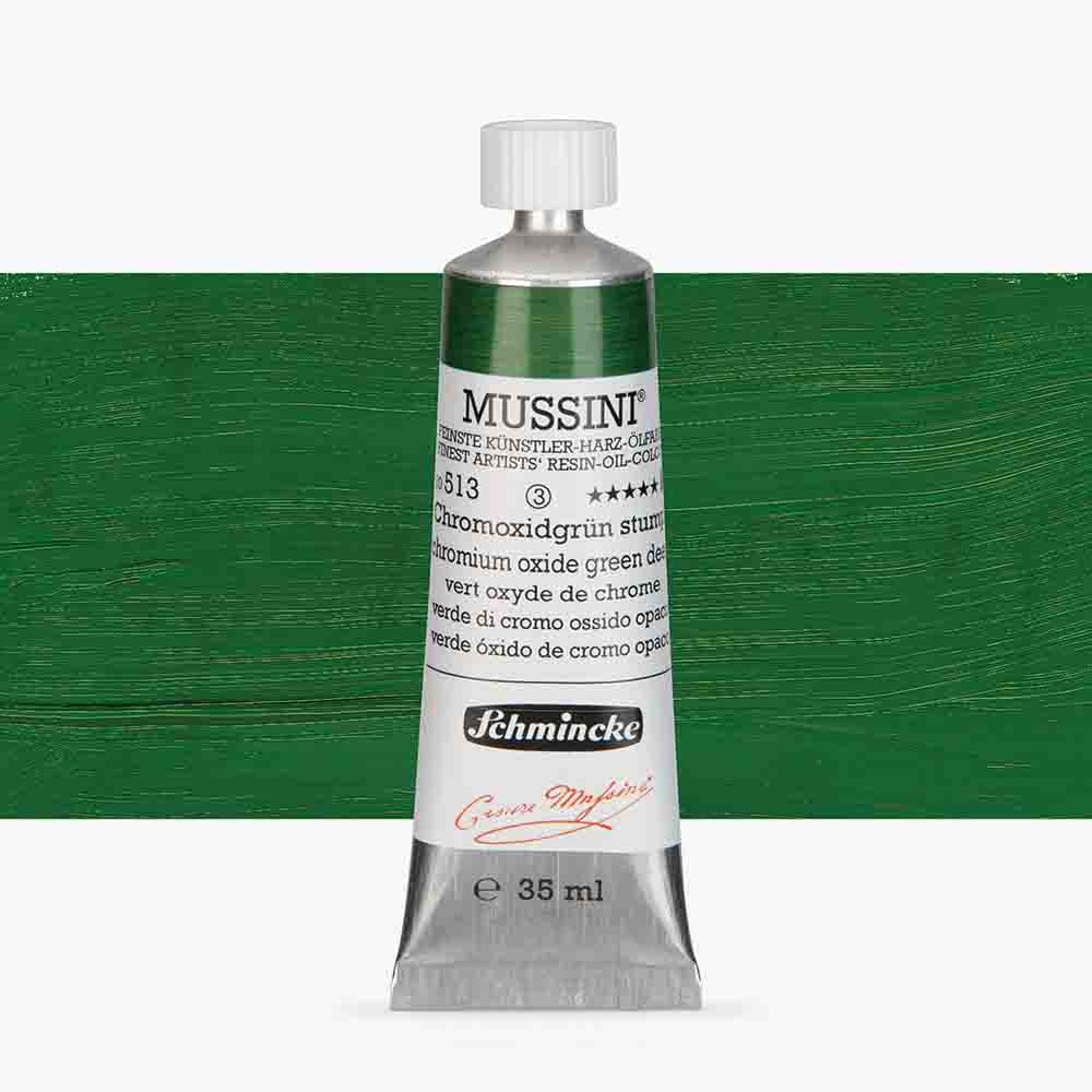 SCHMINCKE  MUSSINI 35ML OIL COLOUR  chromium oxide green deep