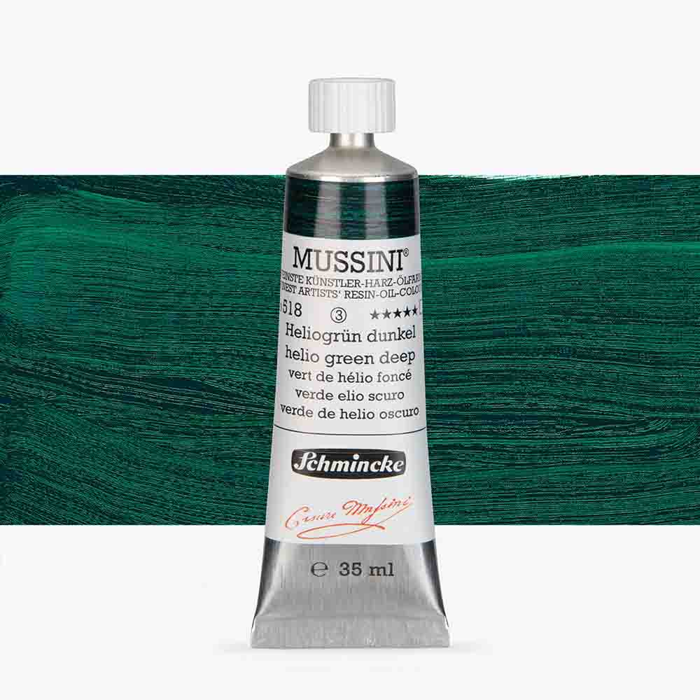 SCHMINCKE  MUSSINI 35ML OIL COLOUR  helio green deep