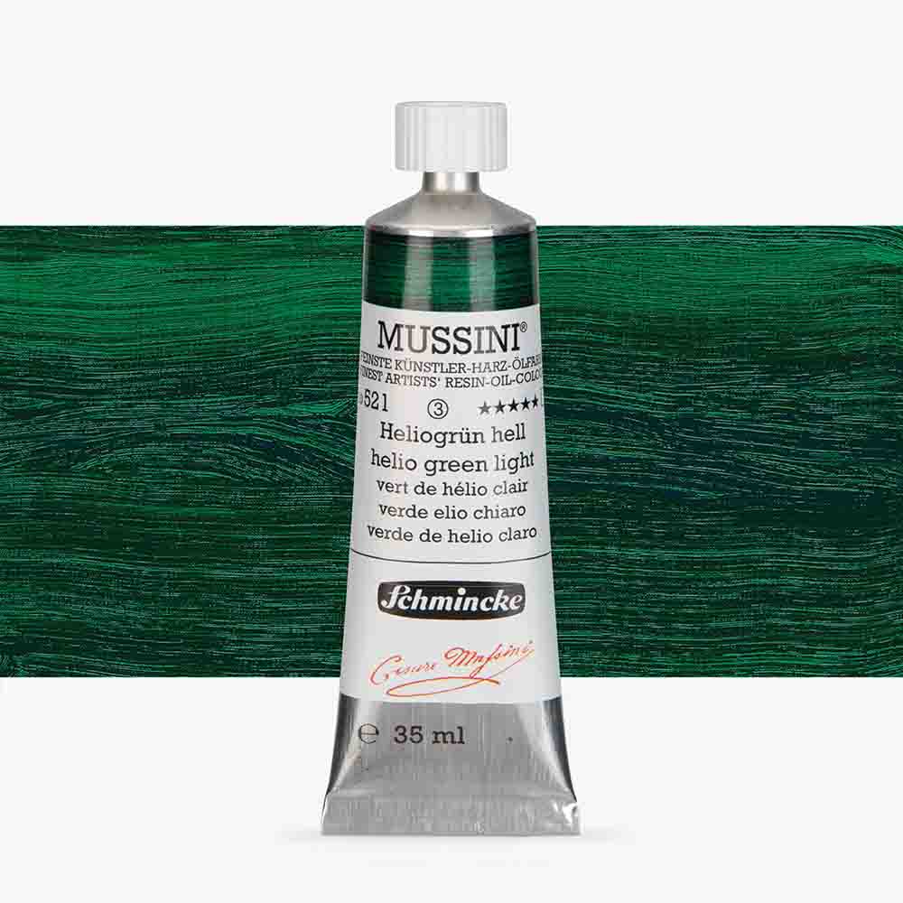 SCHMINCKE  MUSSINI 35ML OIL COLOUR  helio green light