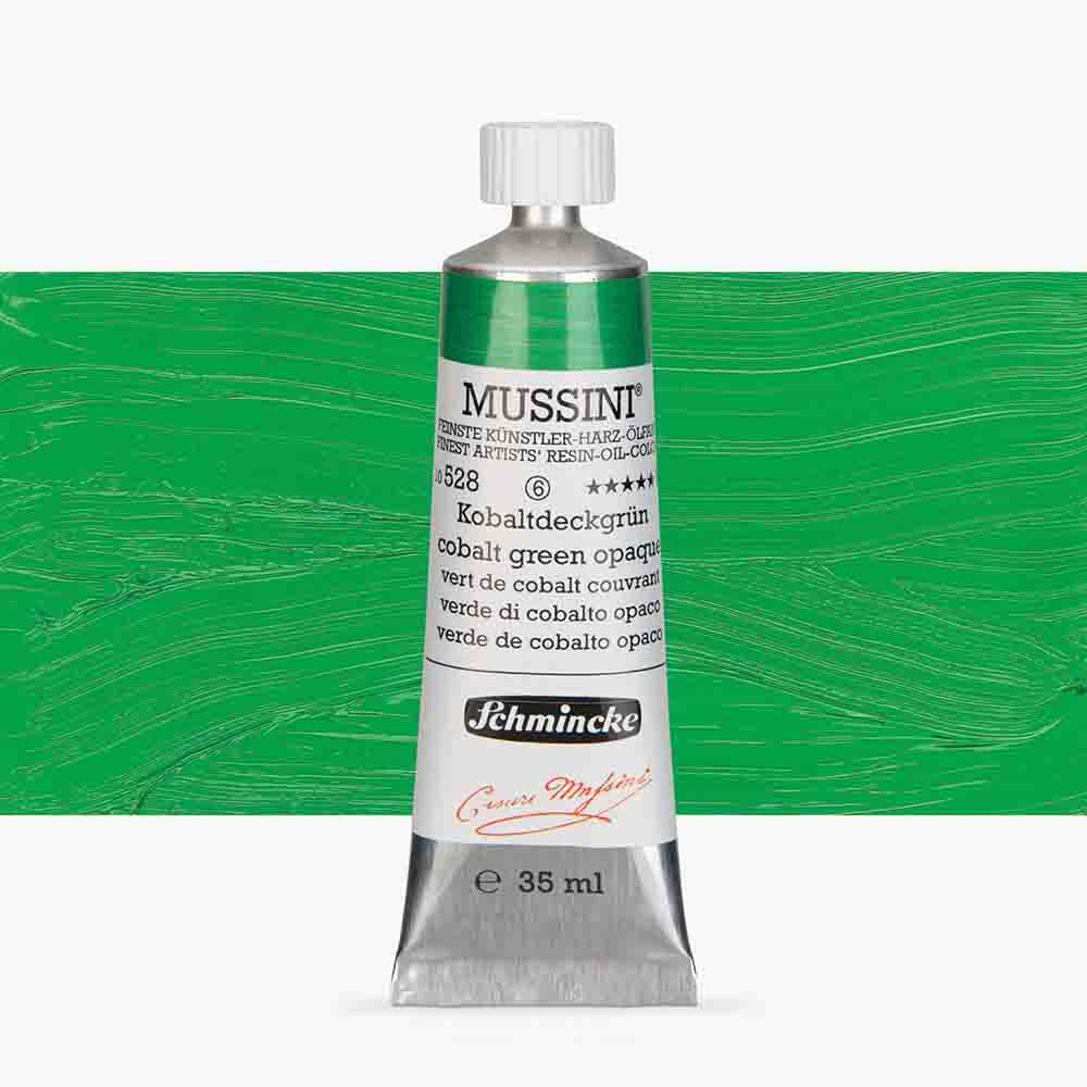 SCHMINCKE  MUSSINI 35ML OIL COLOUR  cobalt green opaque