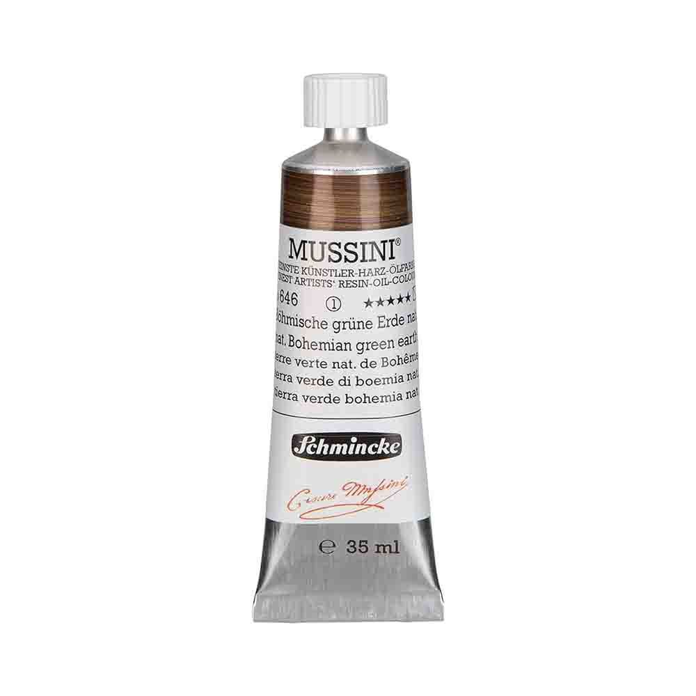 SCHMINCKE  MUSSINI 35ML OIL COLOUR  natural bohemian green earth