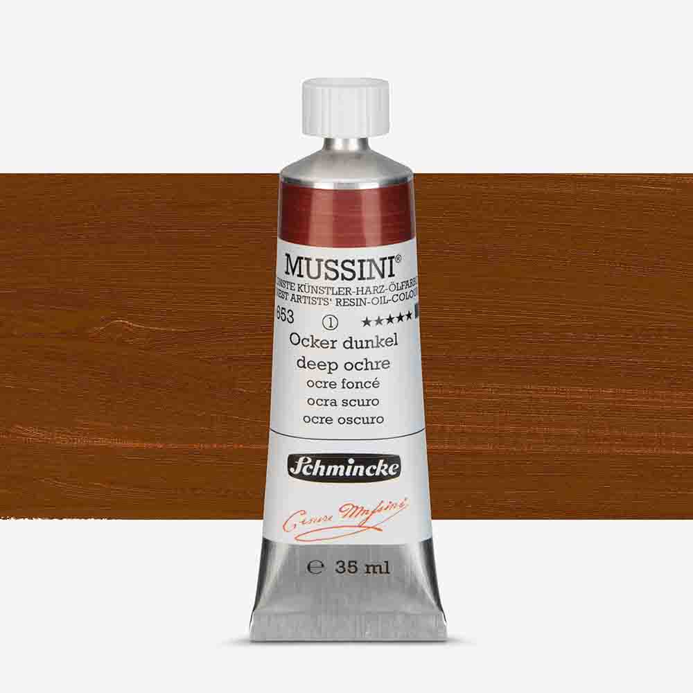 SCHMINCKE  MUSSINI 35ML OIL COLOUR  deep ochre