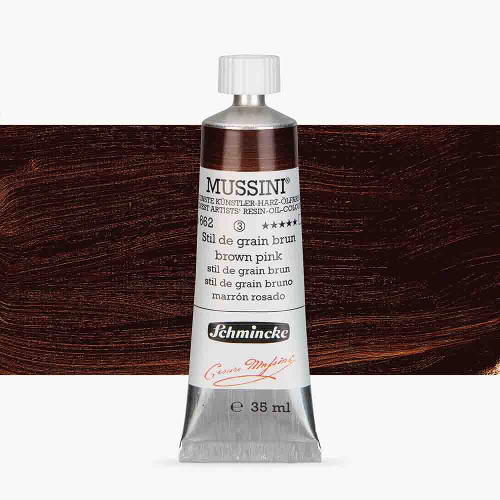 SCHMINCKE  MUSSINI 35ML OIL COLOUR  brown pink