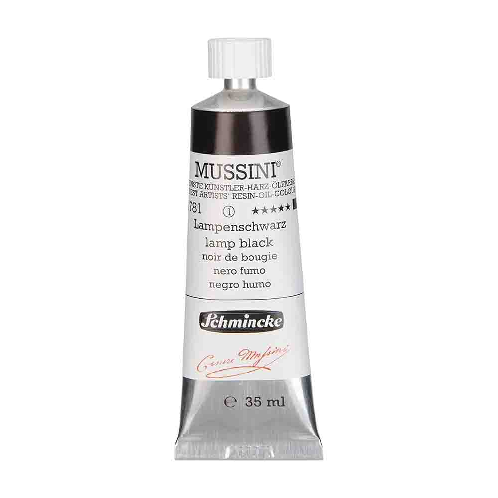 SCHMINCKE  MUSSINI 35ML OIL COLOUR  lamp black