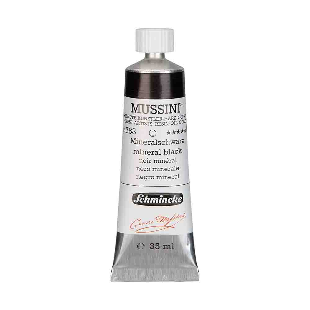 SCHMINCKE  MUSSINI 35ML OIL COLOUR  mineral black 