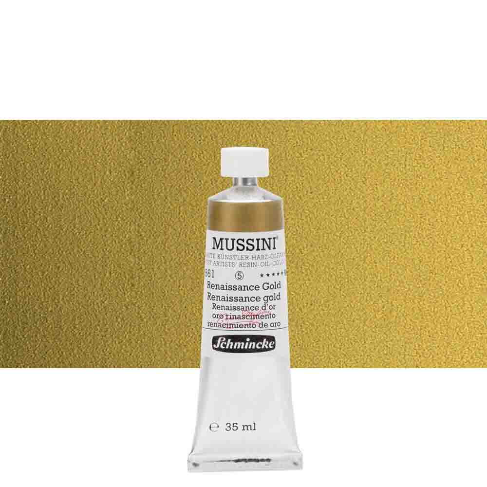 SCHMINCKE  MUSSINI 35ML OIL COLOUR  renaissace gold