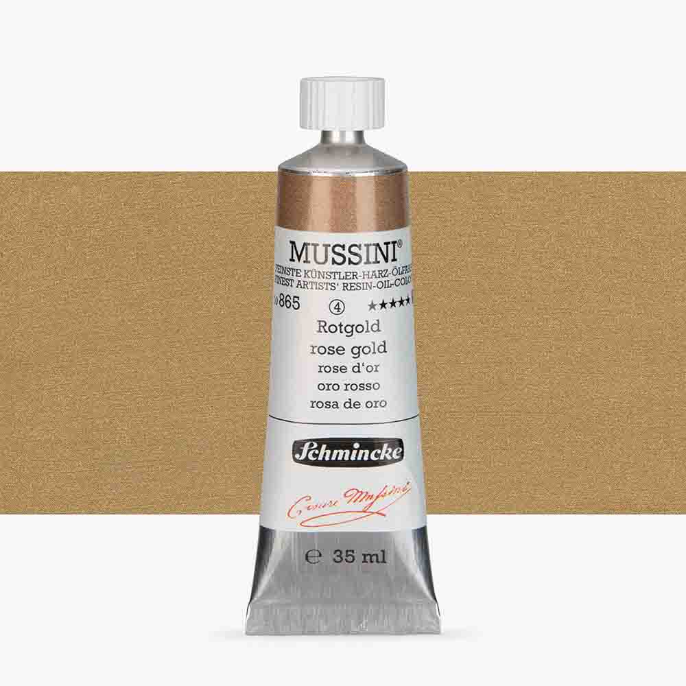 SCHMINCKE  MUSSINI 35ML OIL COLOUR  rsegold