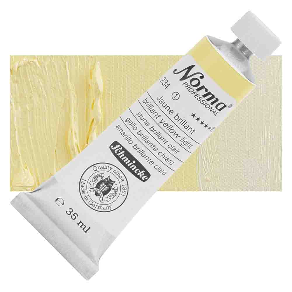 SCHMINCKE  Norma Proffessional OIL COLOUR 35ML brilliant yellow light