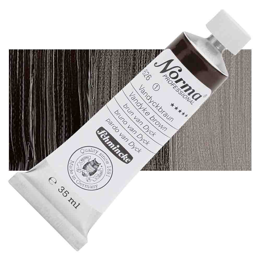 SCHMINCKE  Norma Proffessional OIL COLOUR 35ML vandyke brown