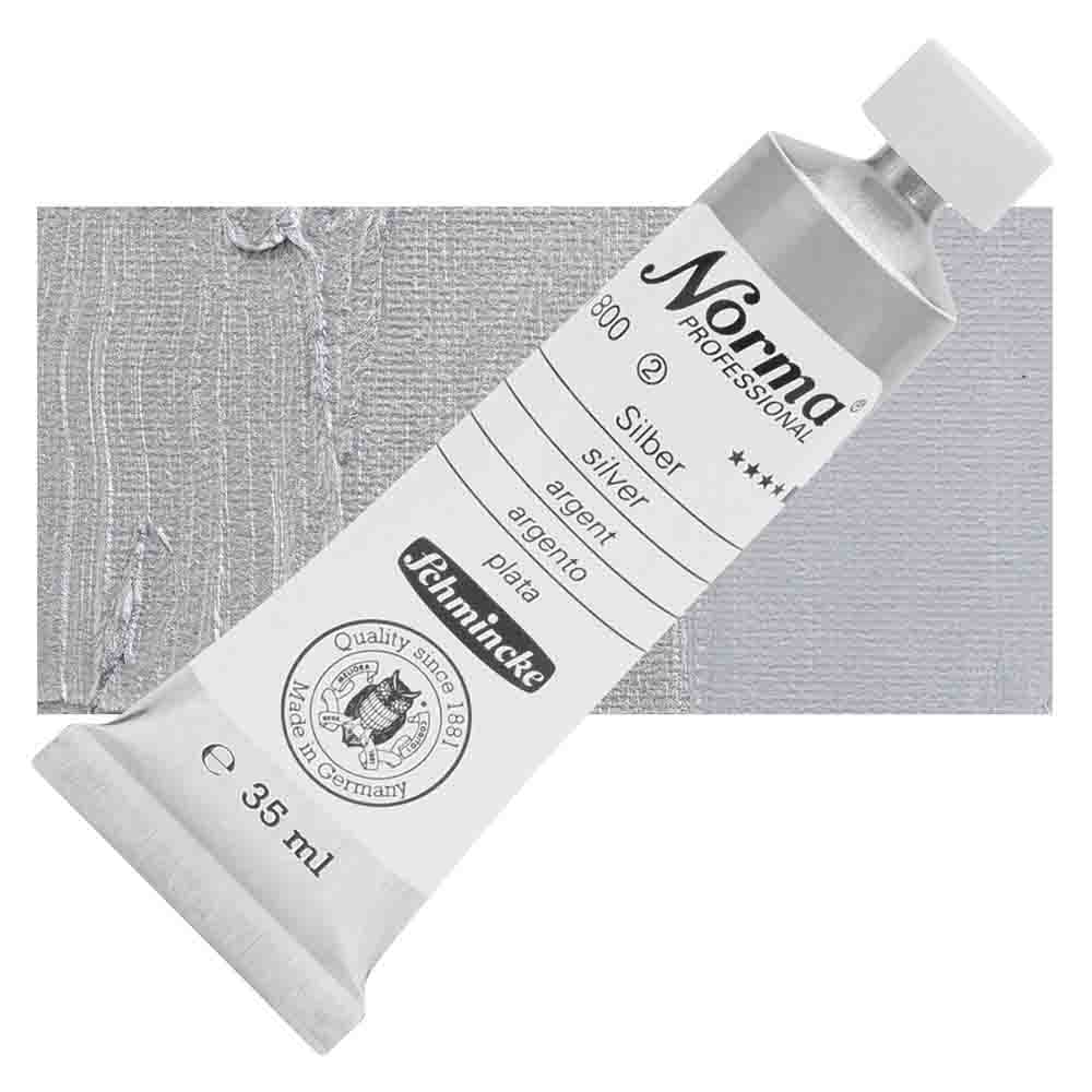 SCHMINCKE  Norma Proffessional OIL COLOUR 35ML silver