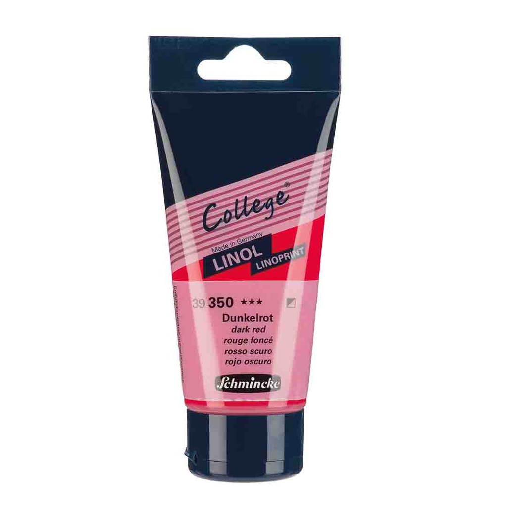 SCHMINCKE  College Lino1 75ML  DARK RED