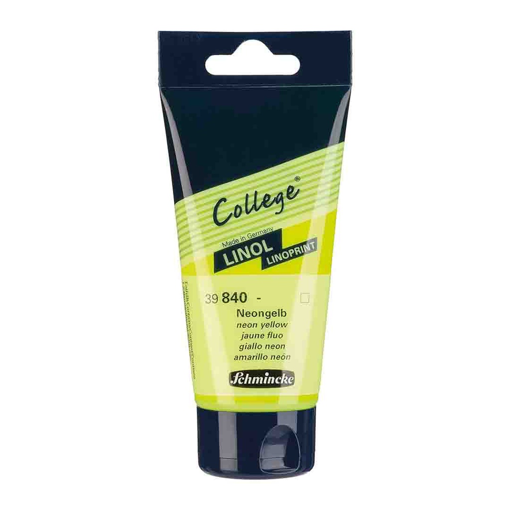 SCHMINCKE  College Lino1 75ML  NEON YELLOW