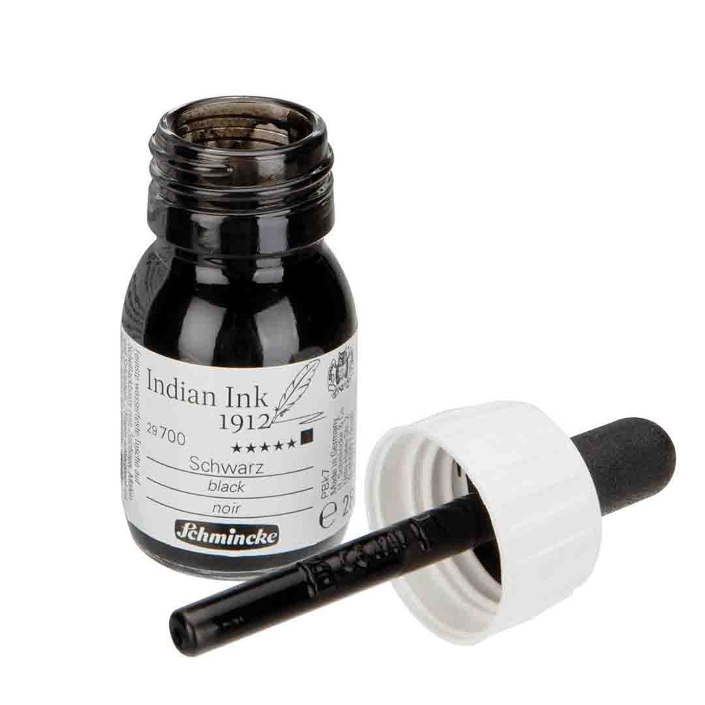 SCHMINCKE  Indian Ink 28ML black 